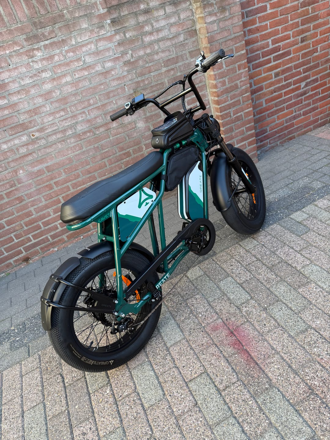 Customer photo review of A-Spadz CAVET Air Plus | Groen (incl. achterzitje & tasjes)