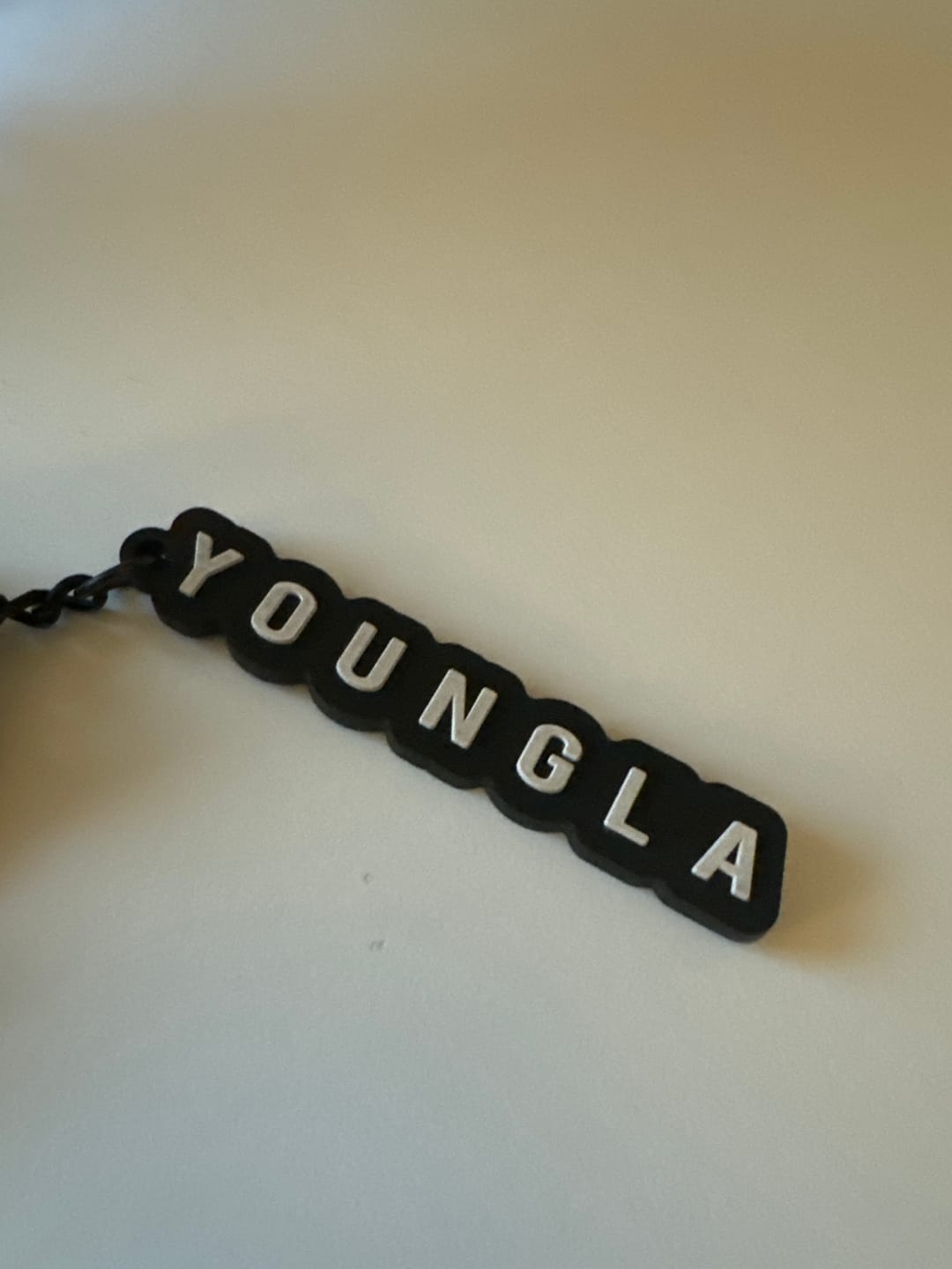 Customer photo review of 931 YoungLA Keychains