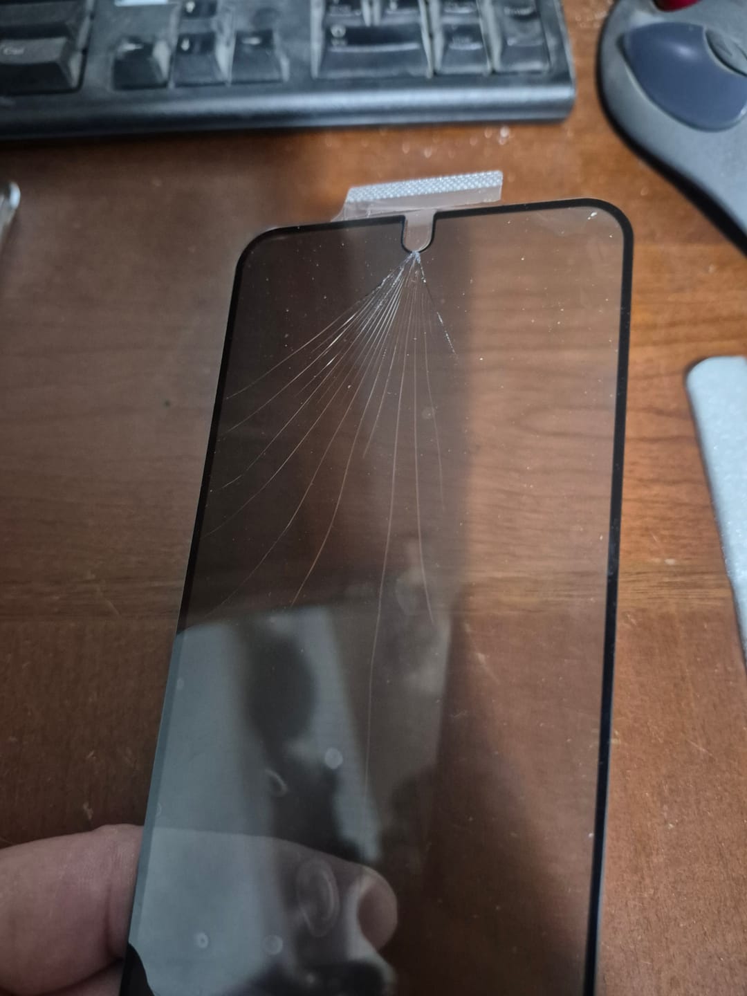 Customer photo review of 3 in 1 Screen Protector - Samsung-S