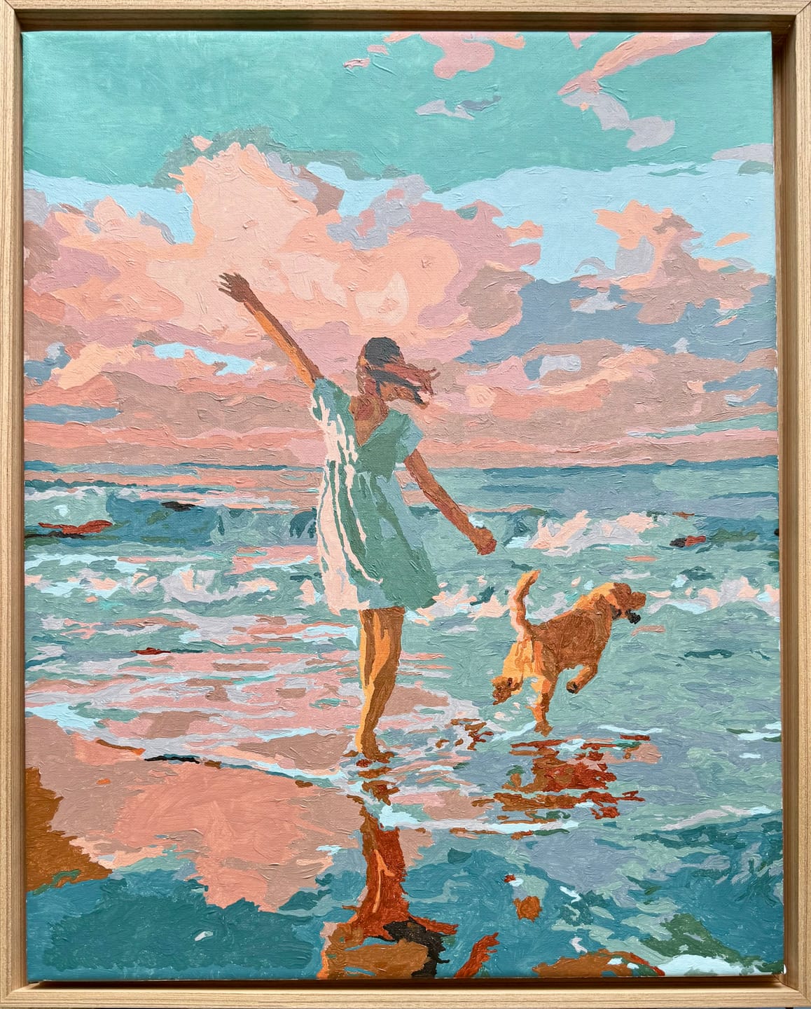 Customer photo review of Waves of Joy | Paint by Number