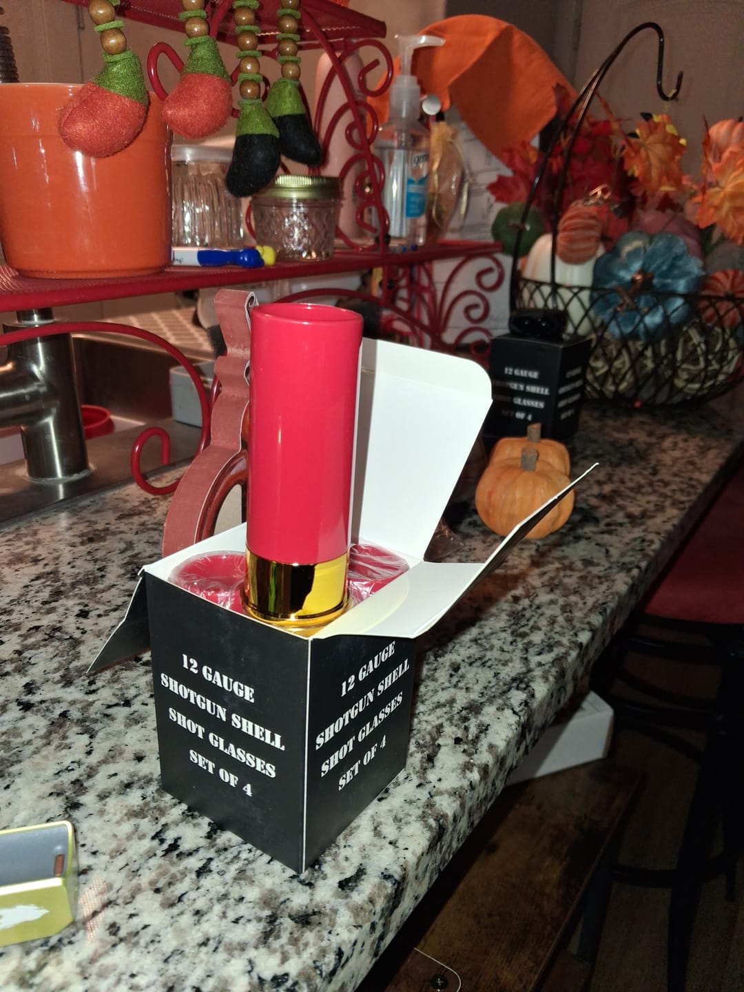 Customer photo review of 12 GAUGE SHOT GLASSES (4 SET)