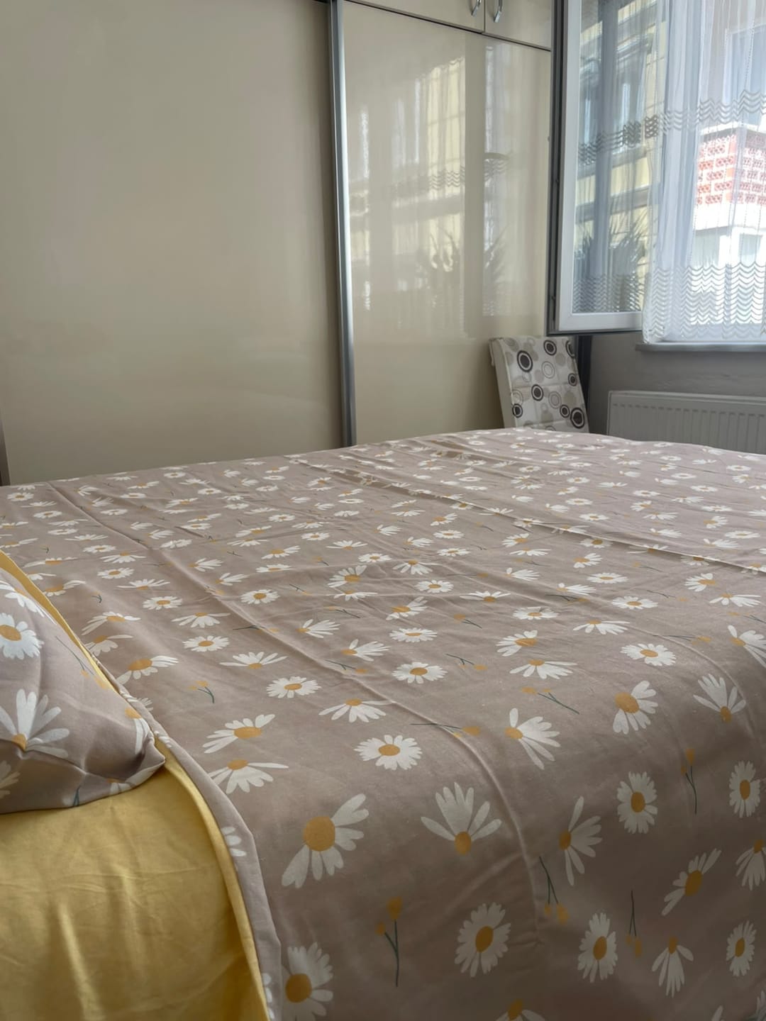 Customer photo review of Vizon Papatya Nefes Alan Pamuklu Çift Kişilik Nevresim Takımı