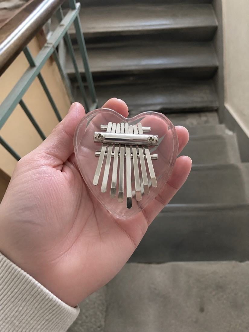 Customer photo review of Kalimba 8 Tasten - Acryl, für Einsteiger