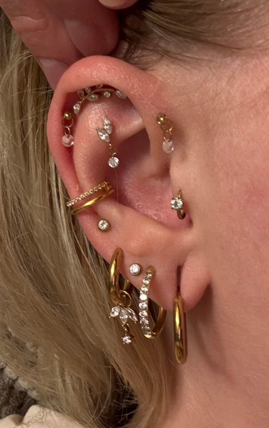 Customer photo review of Mia Piercing | Titan