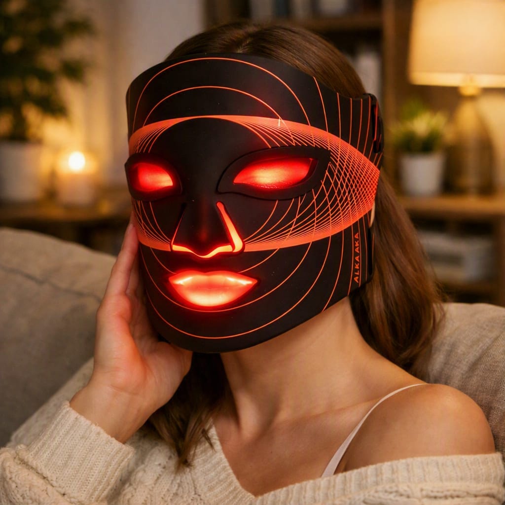 Customer photo review of Silicone Led Light Therapy Mask