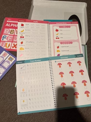 Customer photo review of LumoTrace™ Workbook: Give your child a head start