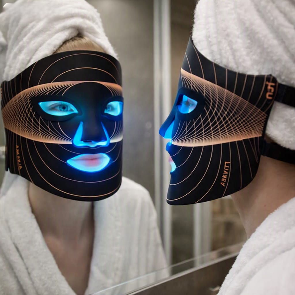 Customer photo review of Silicone Led Light Therapy Mask