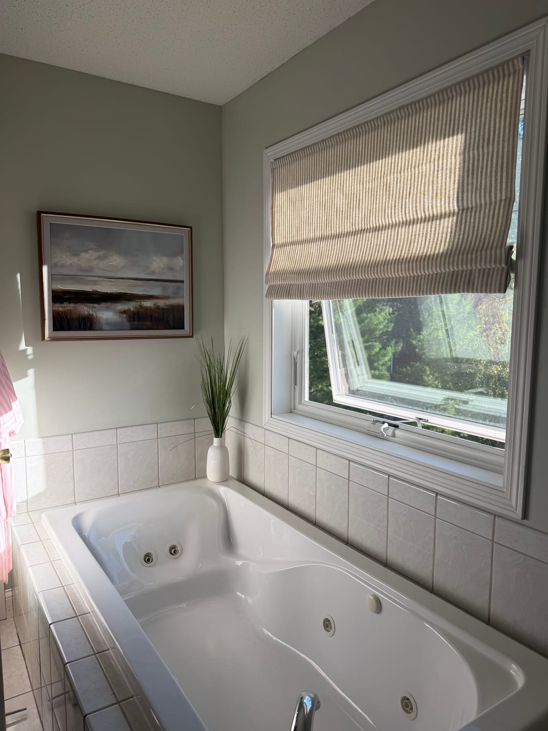 Customer photo review of Zaria Custom Roman Shades
