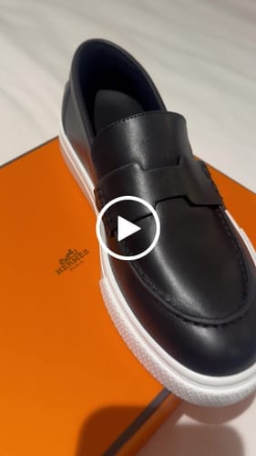 Customer photo review of HM IKE SLIP-ON SNEAKER BLACK CALFSKIN