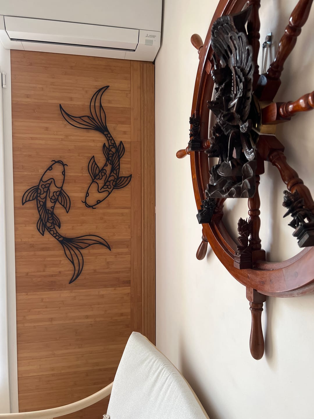 Customer photo review of Décoration Murale en Métal - Énergie du Koi