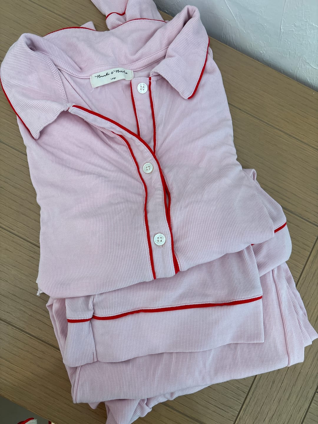 Customer photo review of Ladies Polo Set - Pink