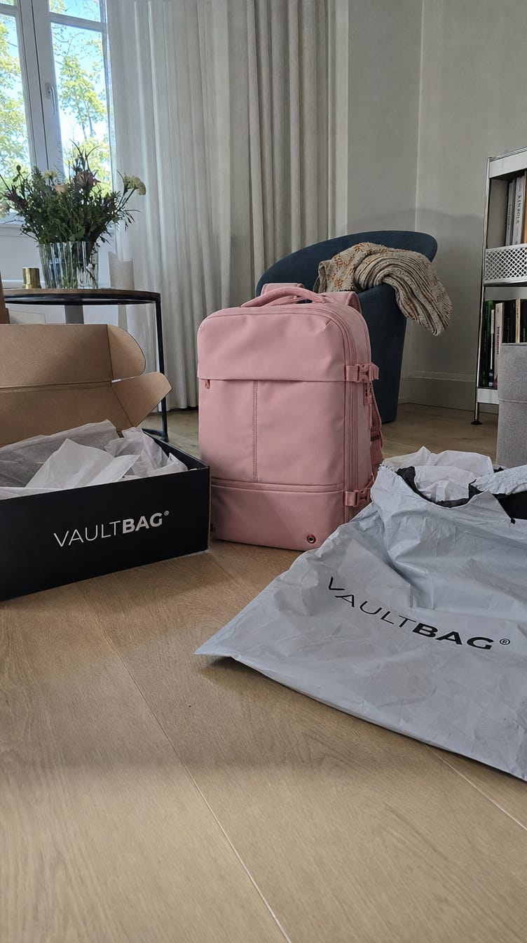 Customer photo review of VAULTBAG® Original Under Seat 40L (Ryanair/easyJet)