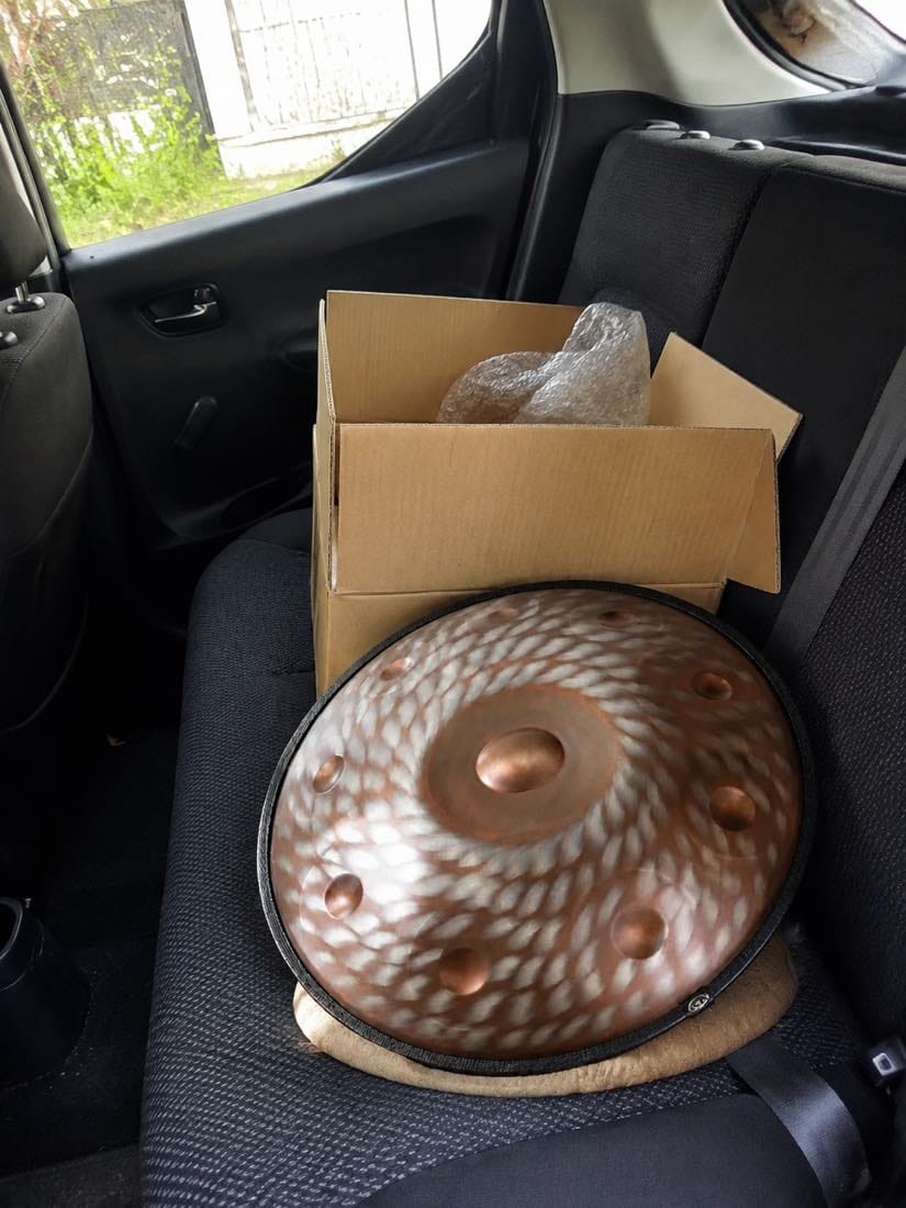 Customer photo review of Handpan Kurd D-Moll 10 Noten - Ember Steel Edition