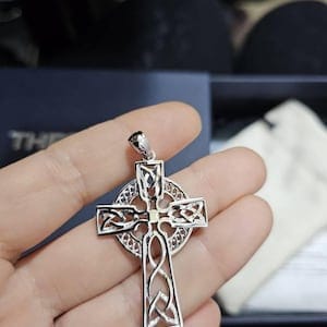 Customer photo review of Celtic Cross Necklace