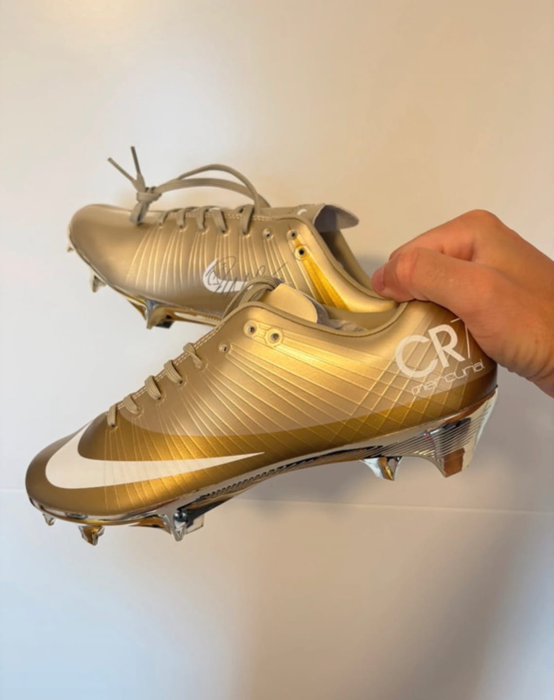 Customer photo review of Nike Mercurial Superfly Rgn Gold FG SE
