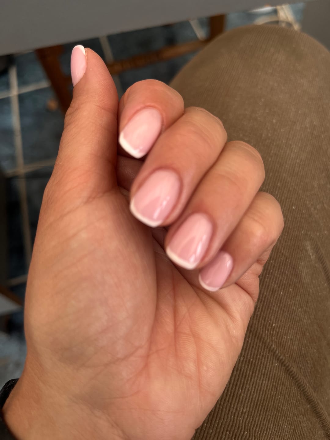 Customer photo review of Semilac 963 Rose Stracciatella UV Gel Polish