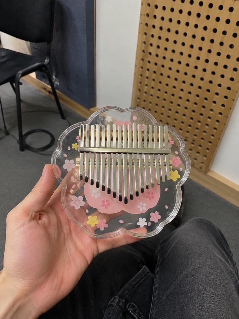 Customer photo review of Kalimba 17 Tasten - Acryl, Design-Edition
