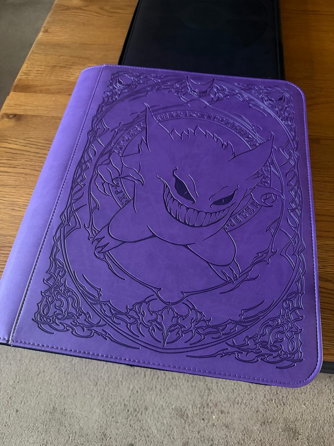Customer photo review of Purple Evil - Toploader Trading Card Binder