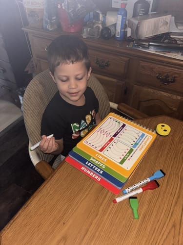 Customer photo review of LumoTrace™ Workbook: Give your child a head start