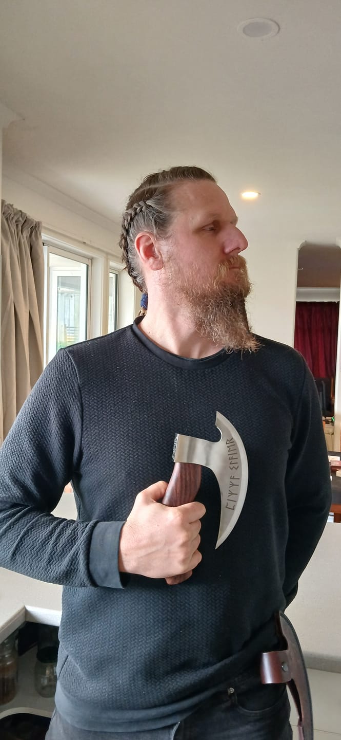 Customer photo review of The Viking Pizza Cutter