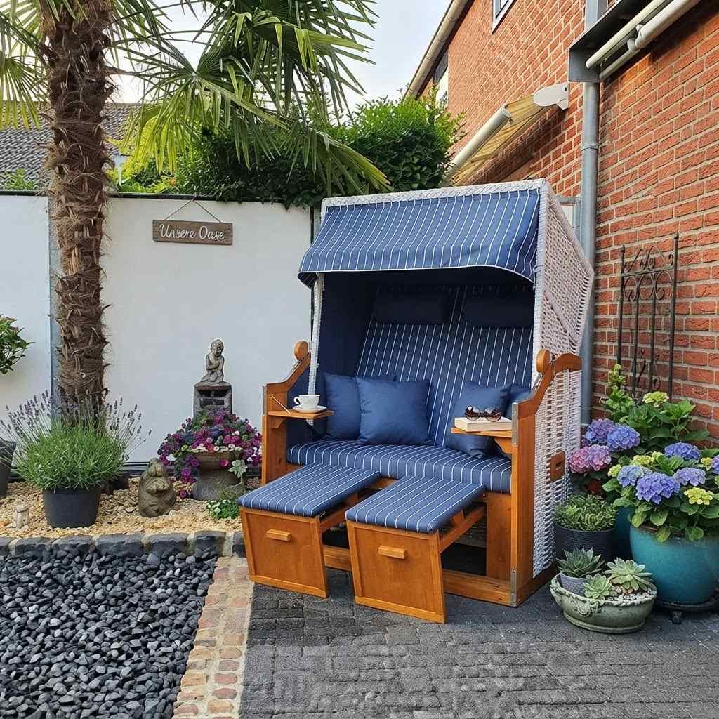 Customer photo review of NordSeele™ Strandkorb Sylt