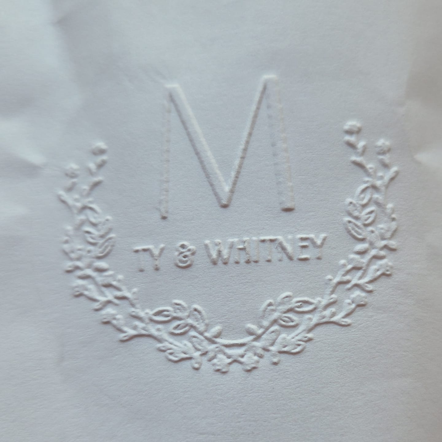 Customer photo review of Monogram Embosser