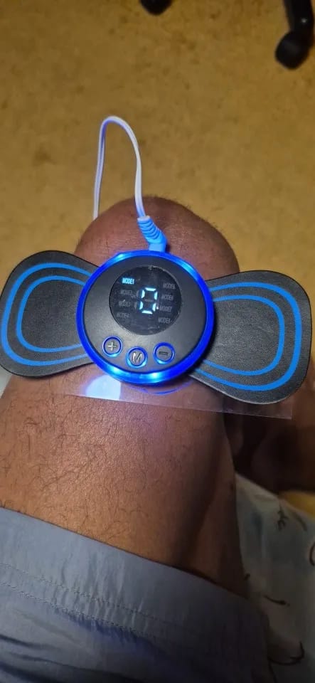 Customer photo review of RelaxWave EMS Neck & Back Massager