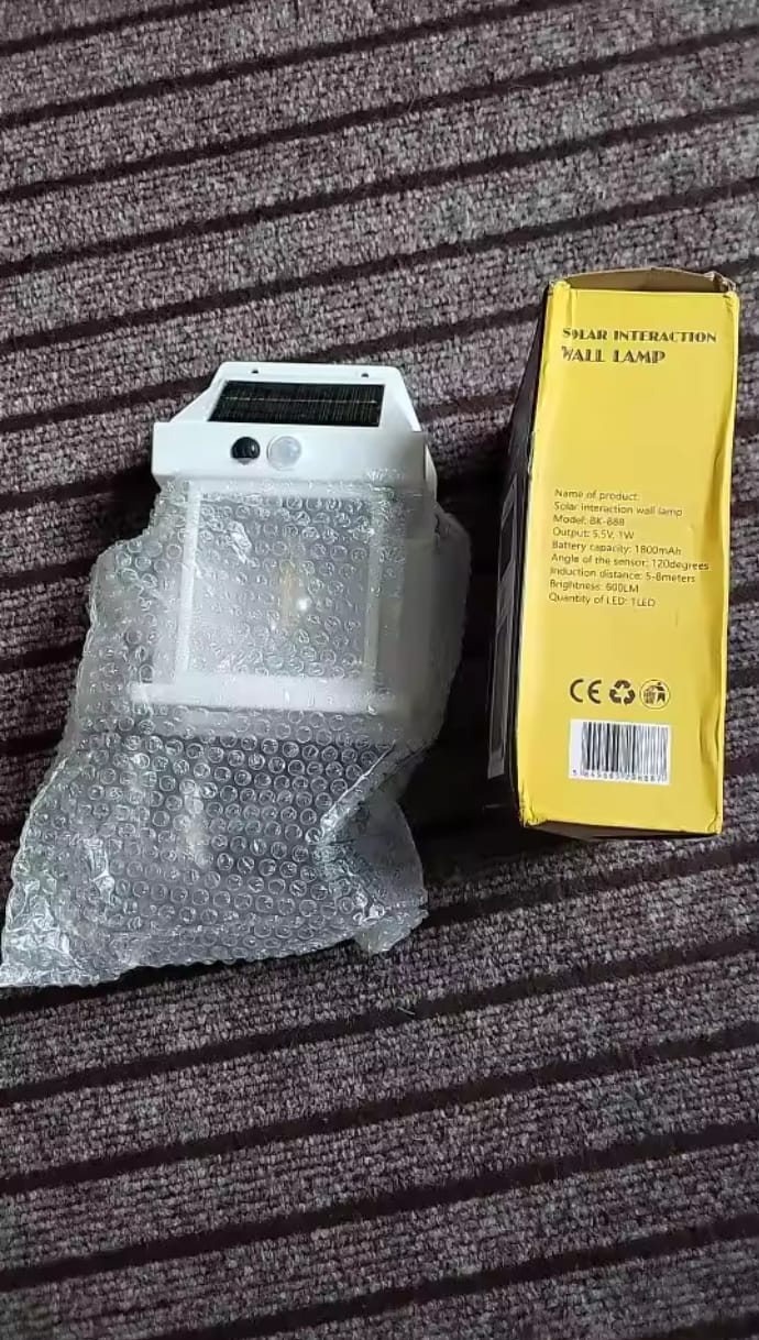 Customer photo review of Sol Solar Up & Down Wall Light | Waterproof Outdoor LED Sconce for Fence & Patio
