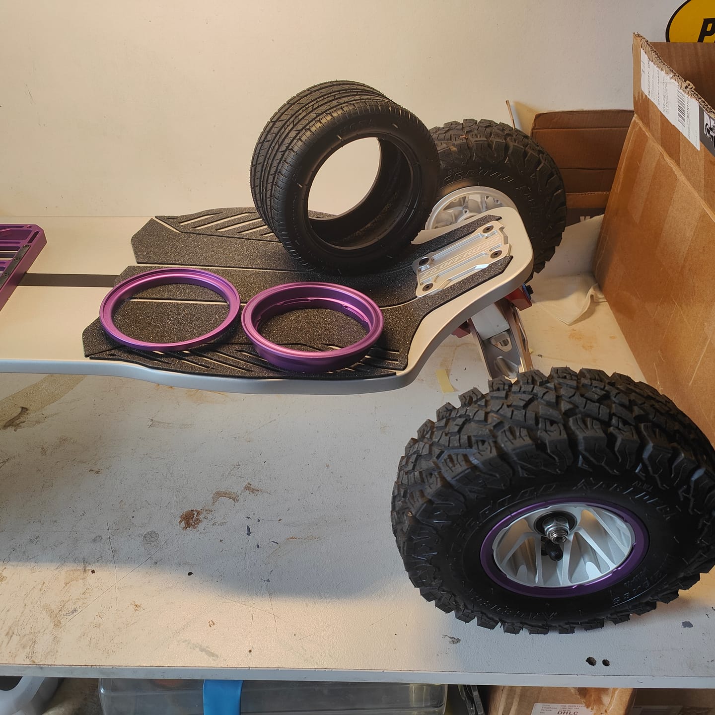 Customer photo review of Acedeck® All Terrain 165*75mm Hota Wheel Tire