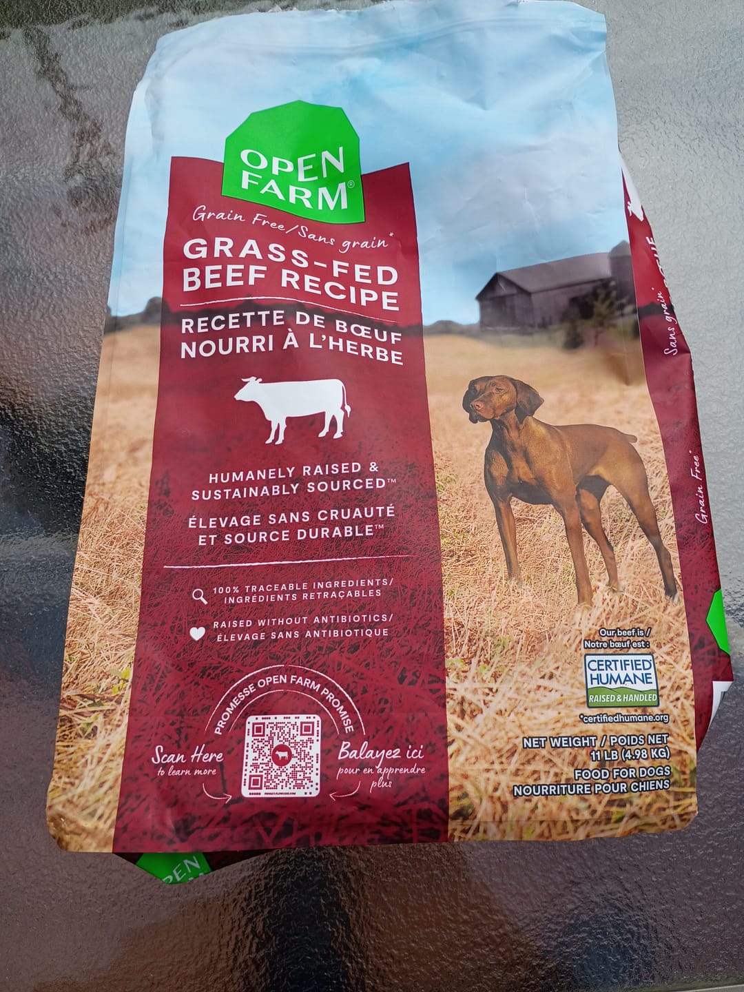 Customer photo review of Open Farm - Nourriture sans grains pour chiens