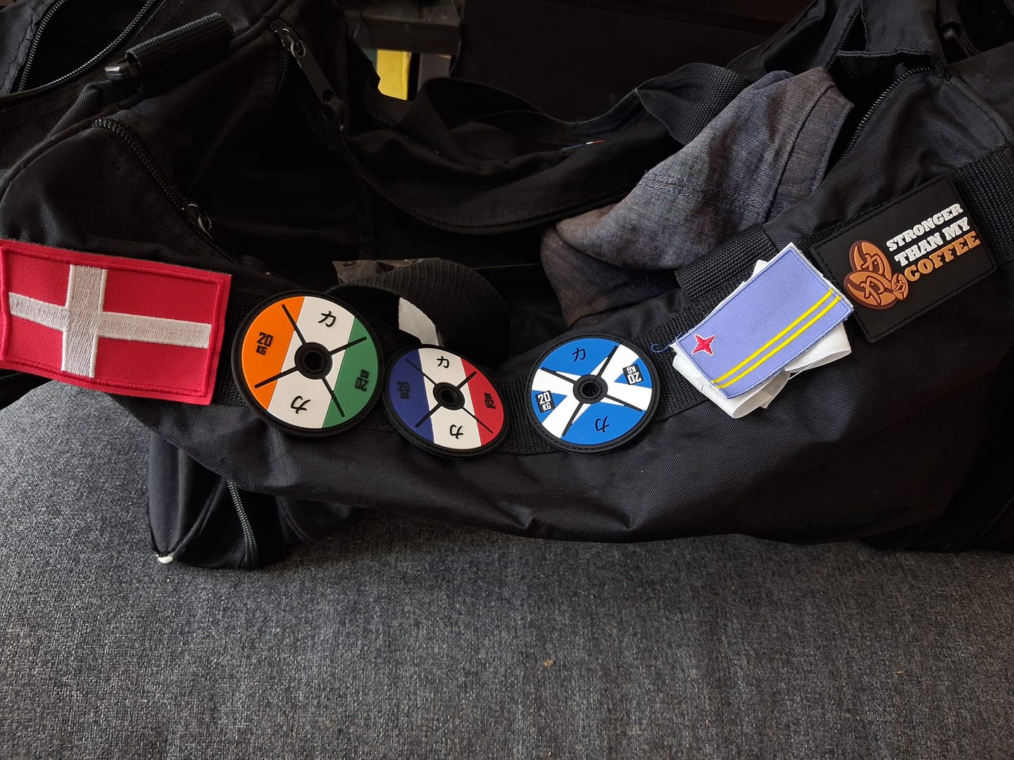 Customer photo review of Velcro Patches For Backpacks & Training-Vests