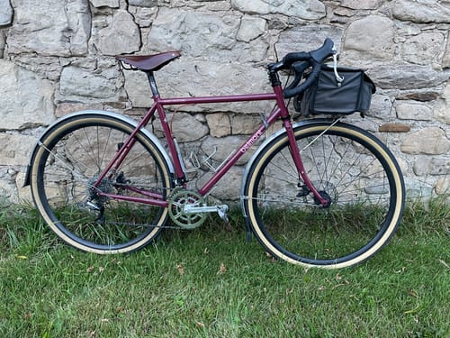 Customer photo review of Bassi Leather frame strap