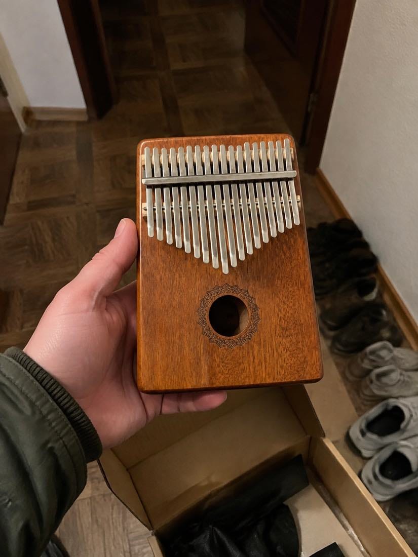 Customer photo review of Kalimba 17 Tasten - Mahagoni, Klassik Edition