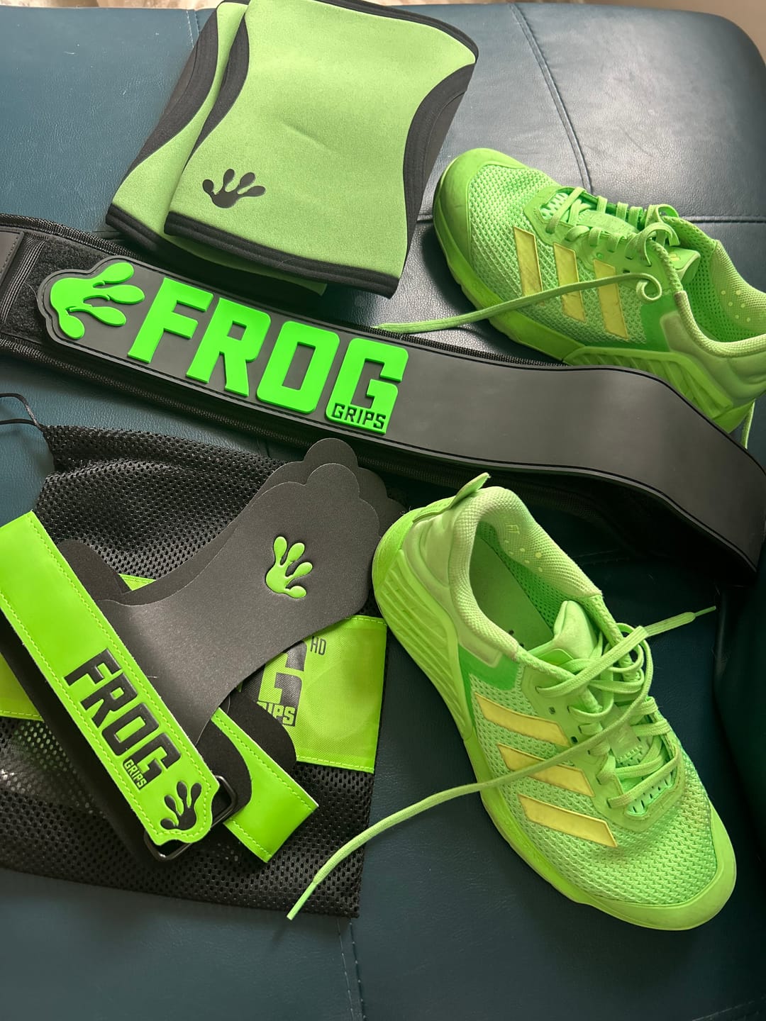 Customer photo review of Lifting Belt Green