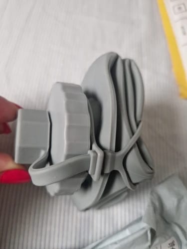 Customer photo review of Foldable Silicone Water Bottle