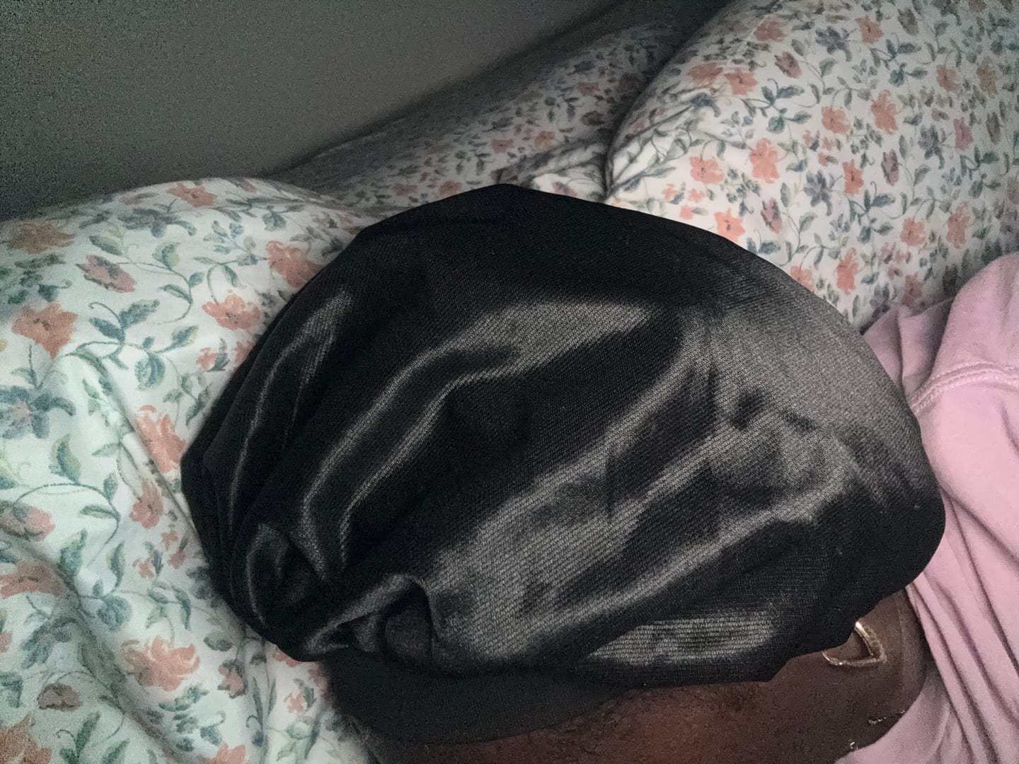 Customer photo review of Magic Organic Argan Oil Treated Product SLEEP CAP