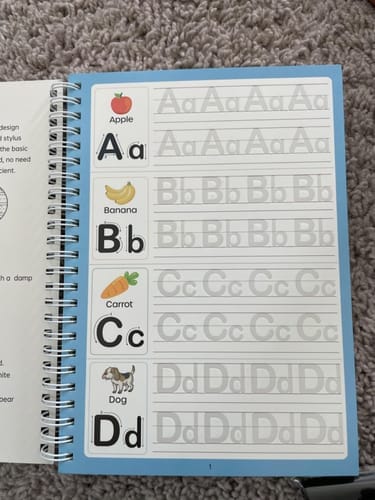 Customer photo review of LumoTrace™ Workbook: Give your child a head start