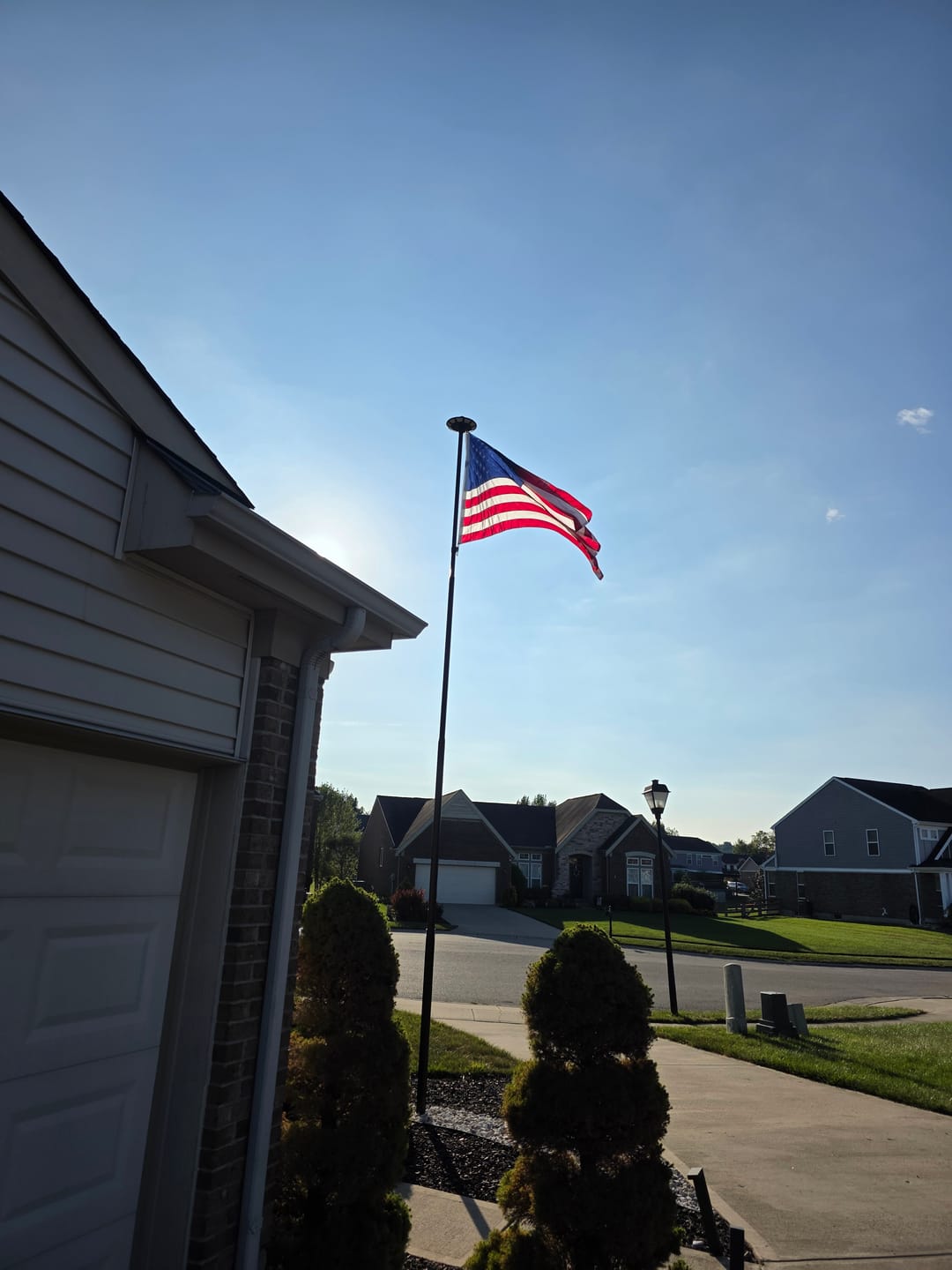 Customer photo review of 4' x 6' American Flag