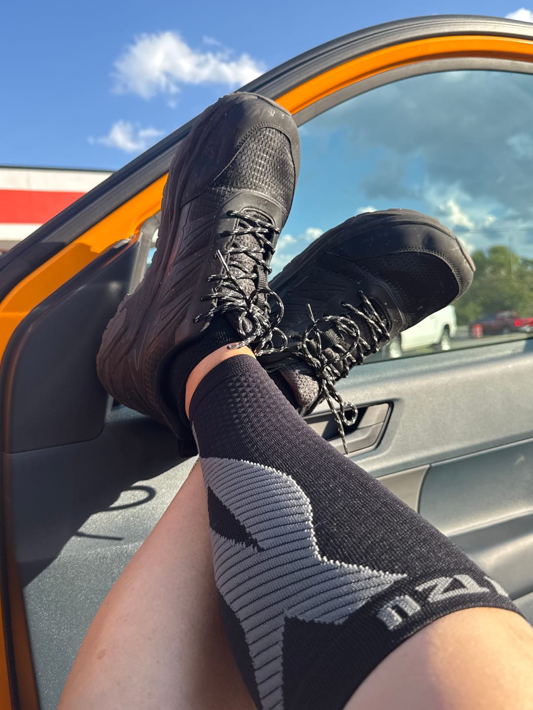 Customer photo review of Sierra - Wide Toe Sneakers