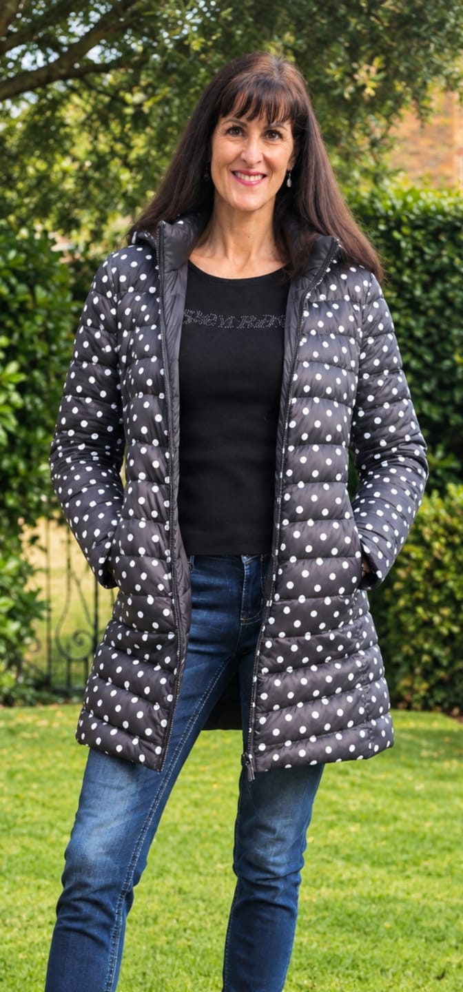 Customer photo review of Café Polka Classic Parka