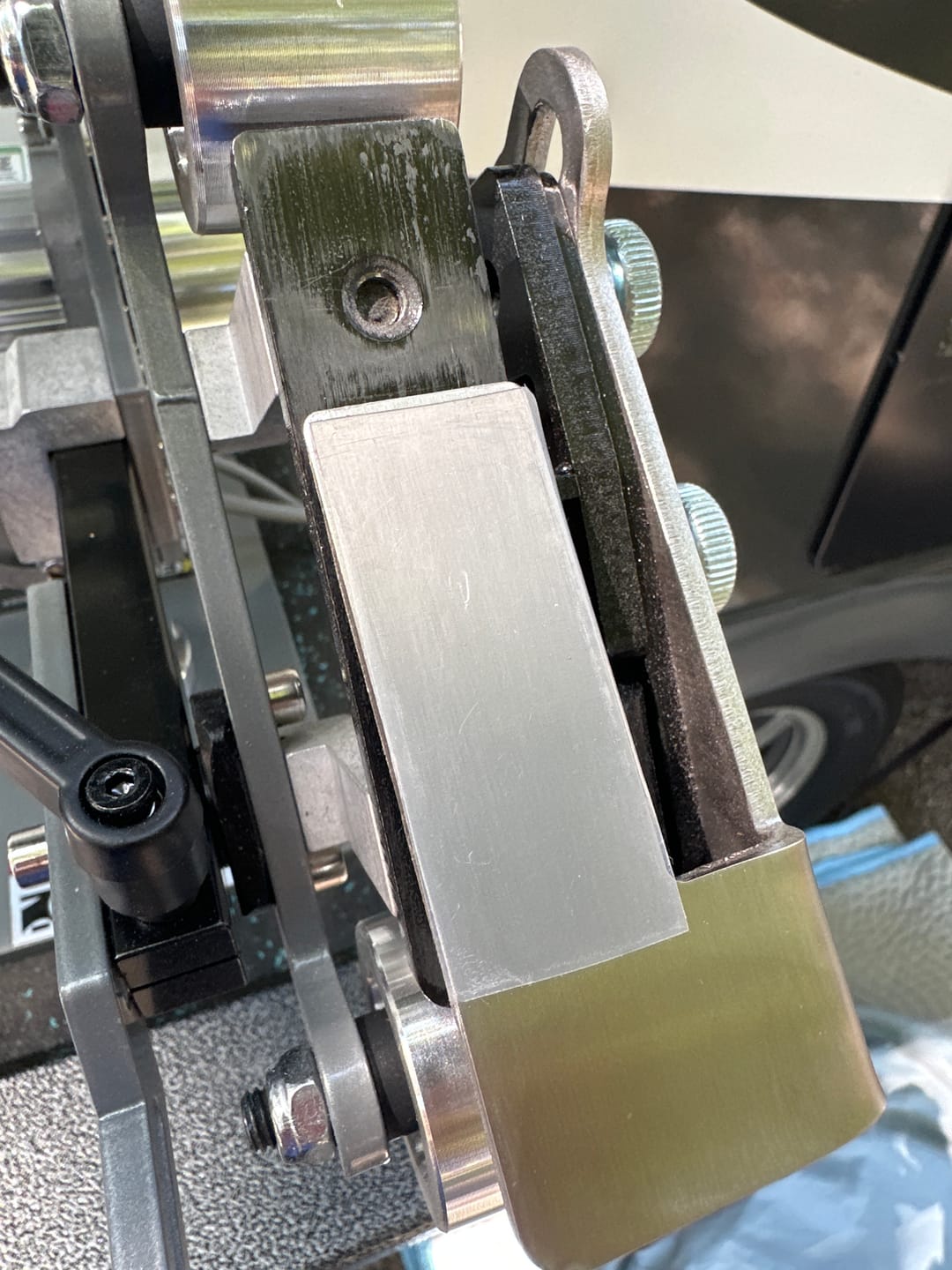Customer photo review of Angle Guide UHMW Tape Strips
