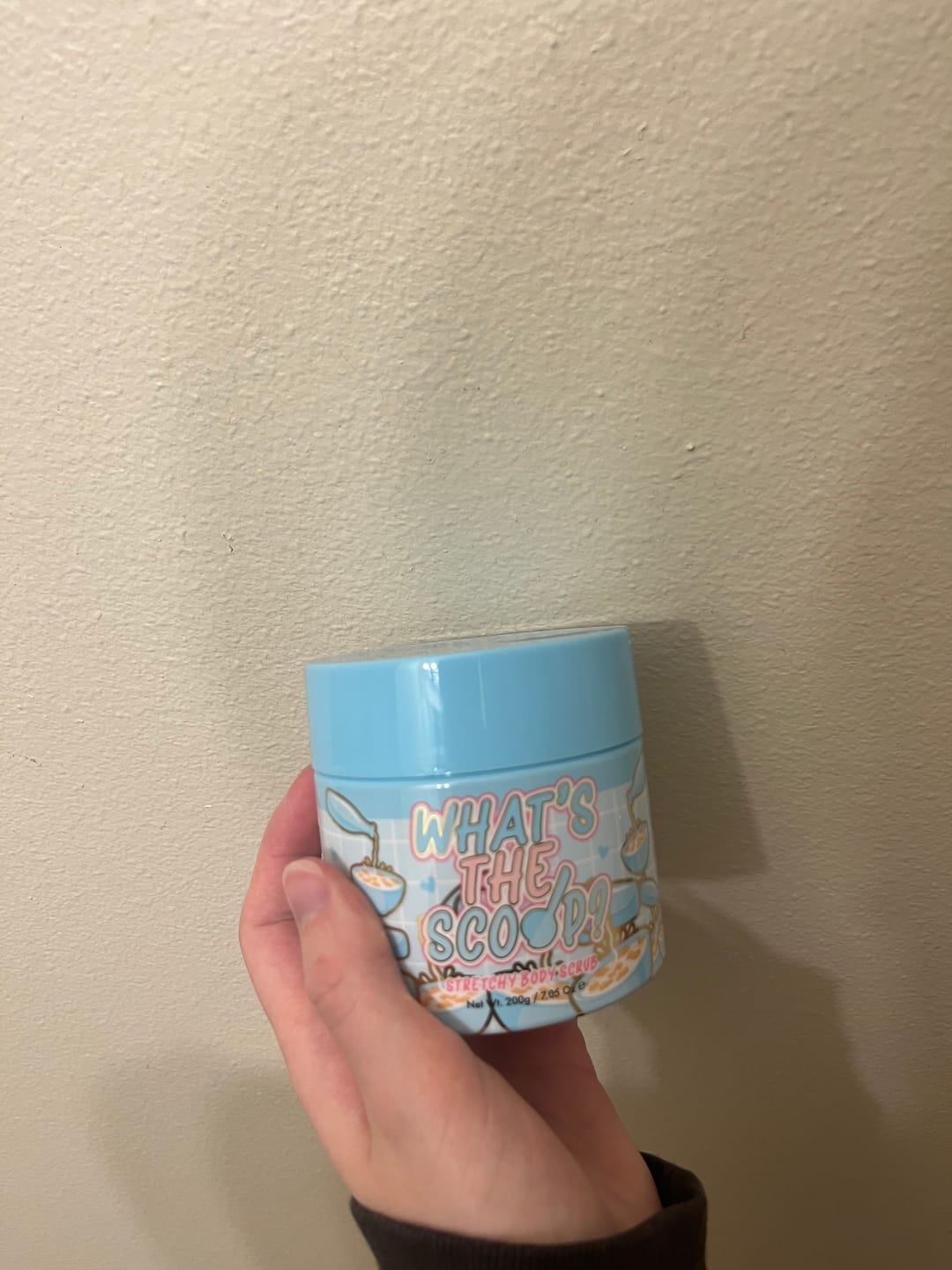 Customer photo review of What's The Scoop Stretchy Body Scrub