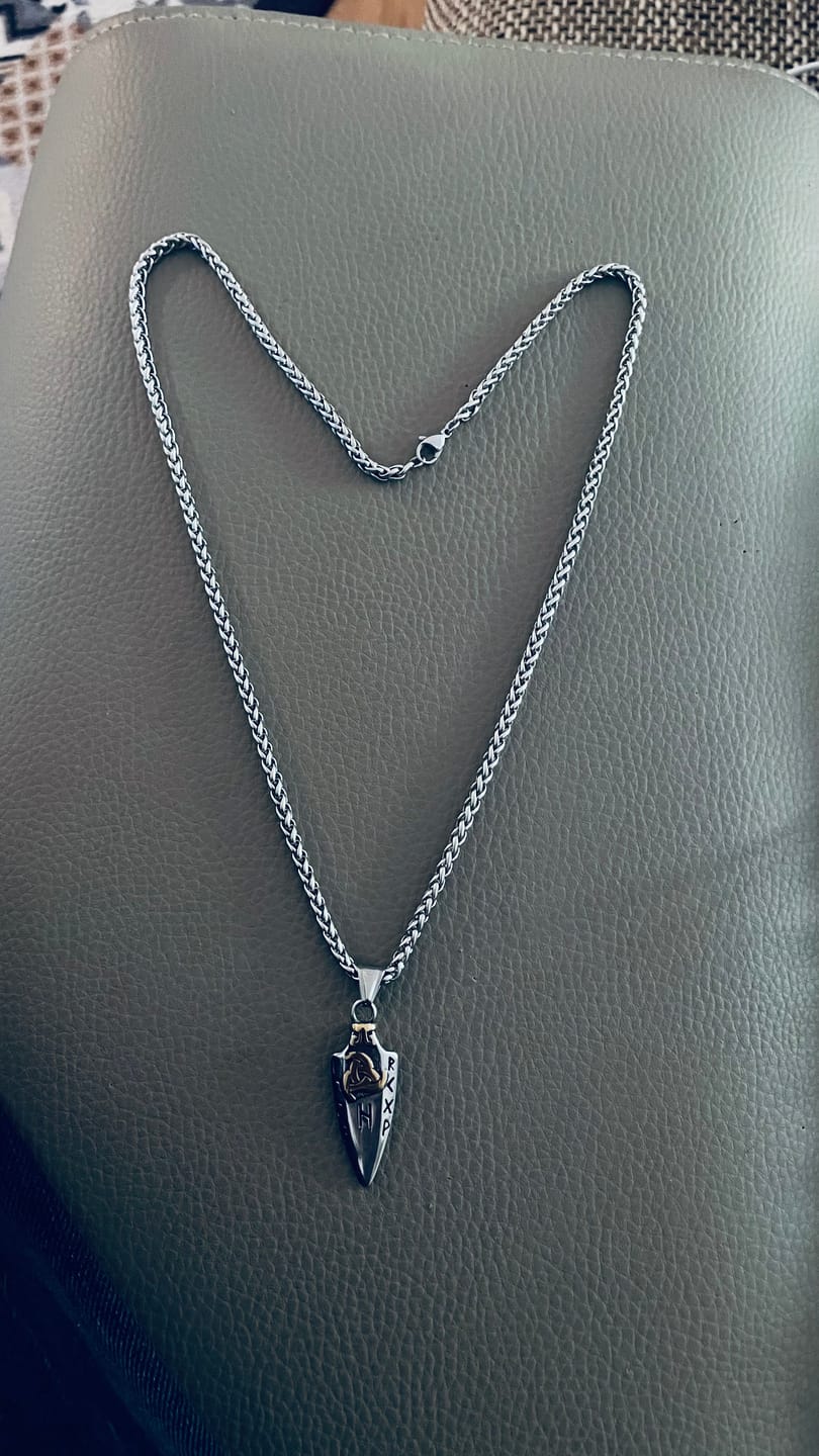 Customer photo review of Gungnir Necklace