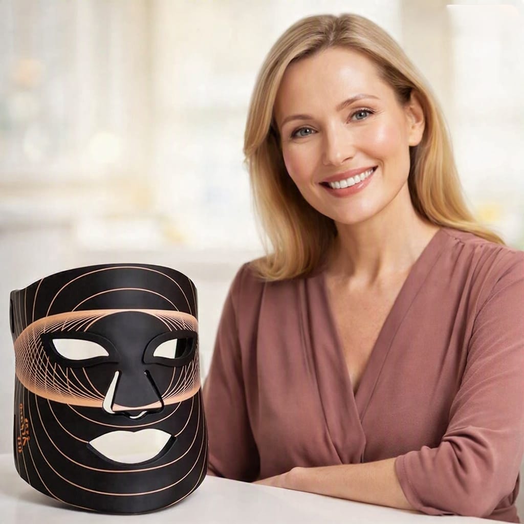 Customer photo review of Silicone Led Light Therapy Mask