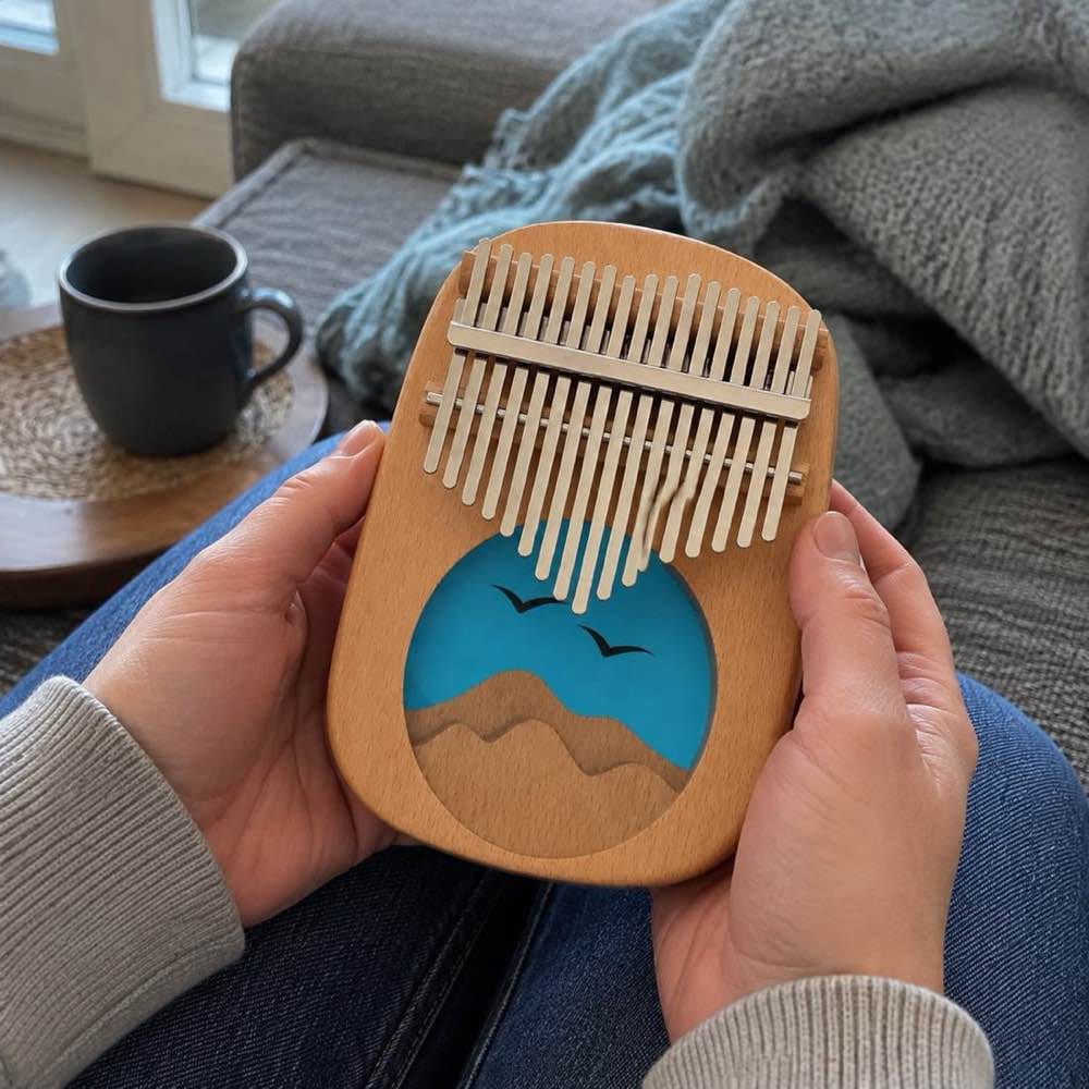 Customer photo review of Kalimba 17 Tasten - Buchenholz & Epoxidharz