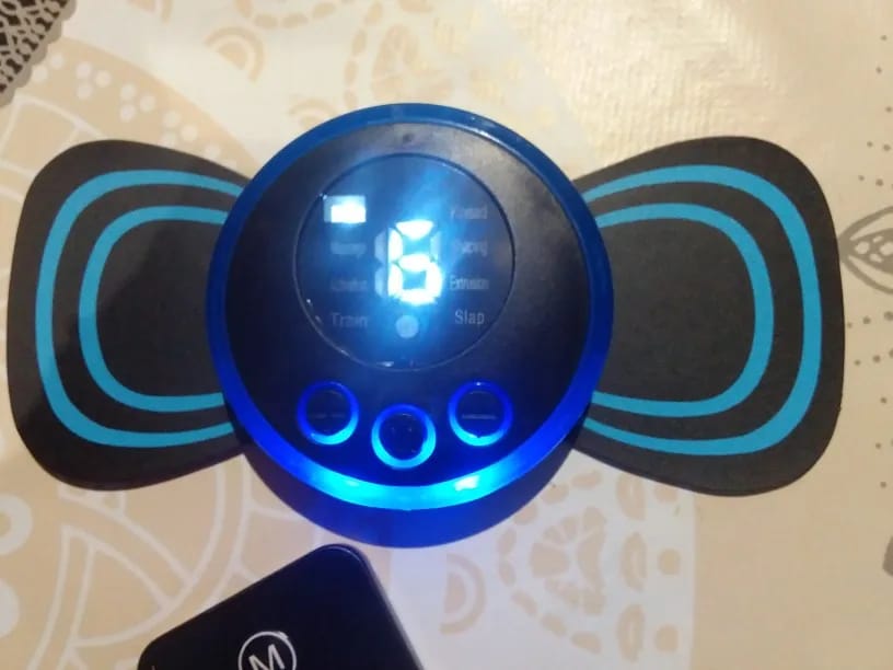 Customer photo review of RelaxWave EMS Neck & Back Massager