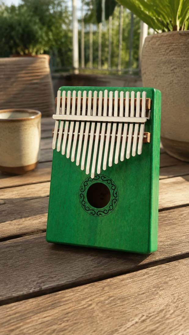 Customer photo review of Kalimba 17 Tasten - Mahagoni, Grün