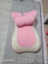 Customer photo review of Ergonomic Memory Foam Wedge Pillow for Neck & Legs