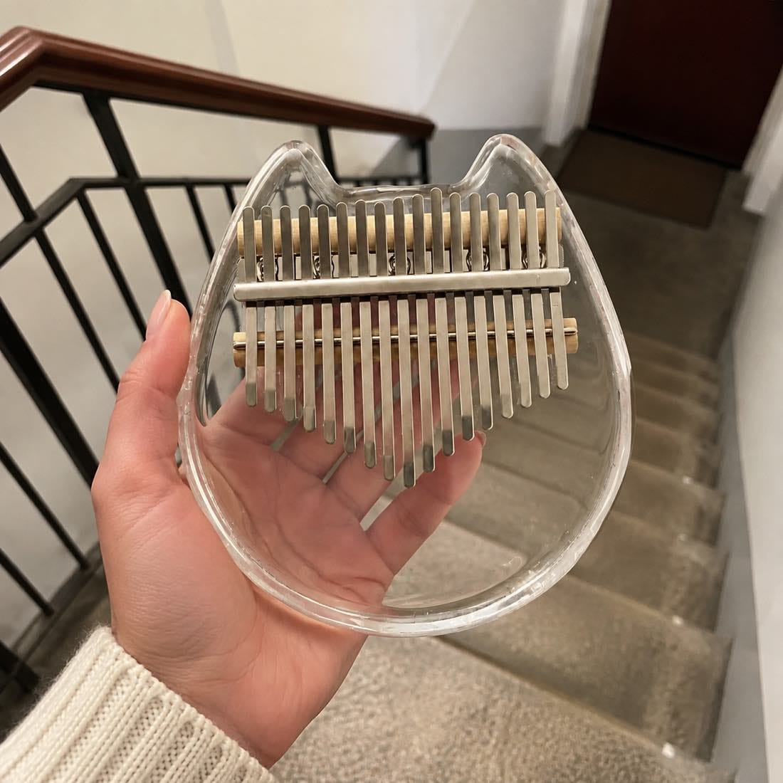 Customer photo review of Kalimba 17 Tasten - Katzen-Motiv
