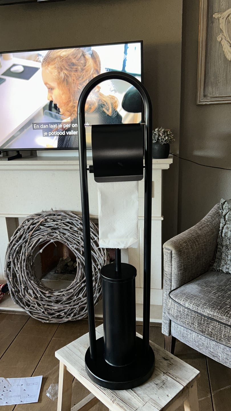 Customer photo review of Toiletset "Loft" – WC-Borstel & Rolhouder – Mat Zwart
